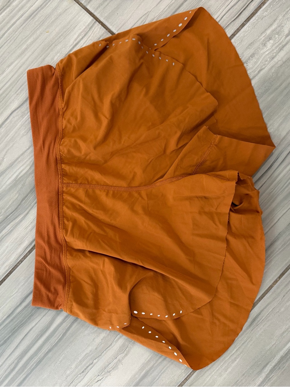 Women’s Active Shorts in Rust Orange